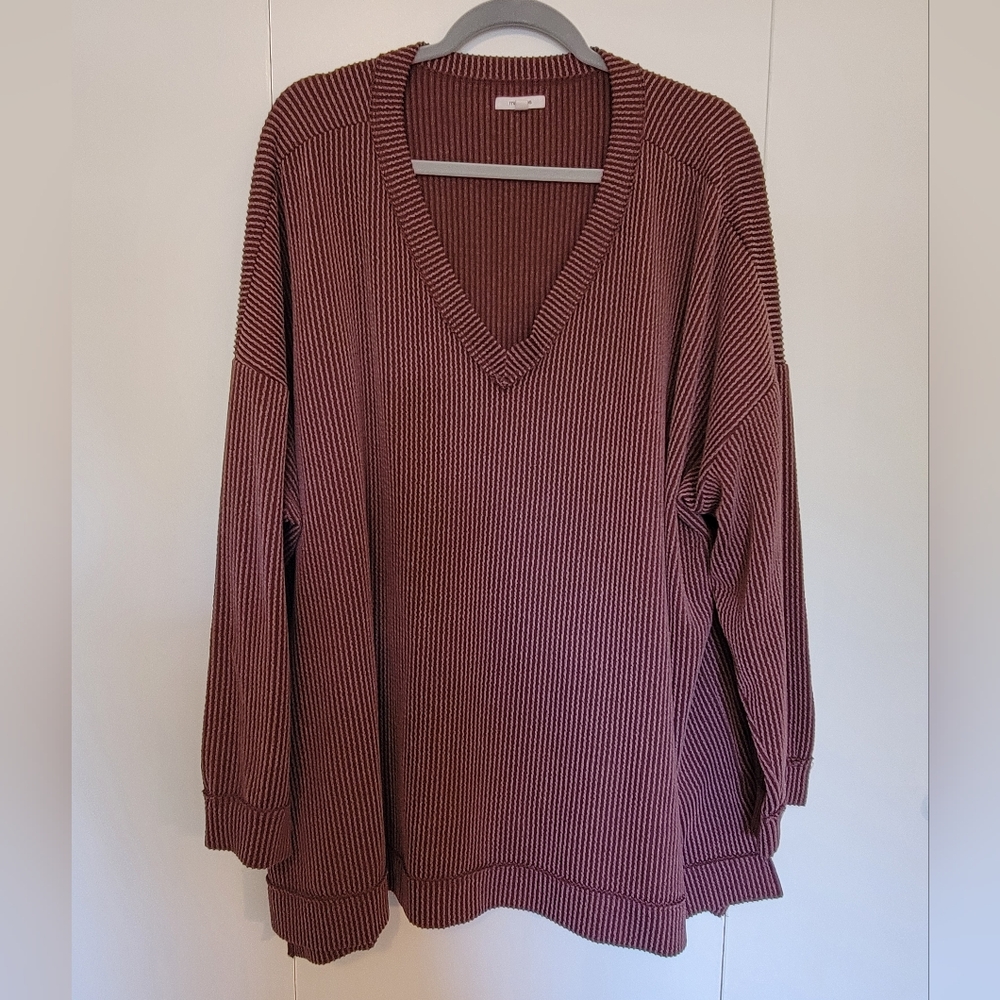 Maurice's Textured V-Neck Sweater